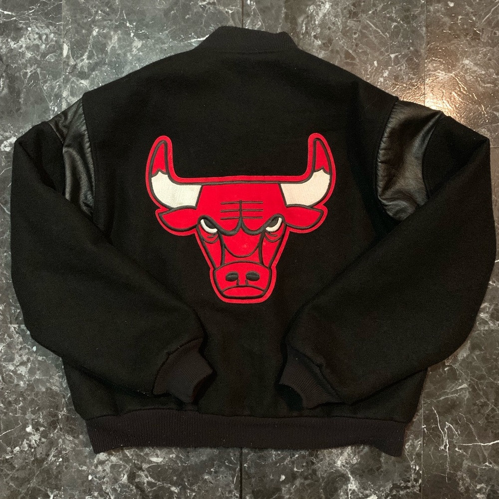 Vintage Chicago Bulls Chalk Line Varsity Jacket